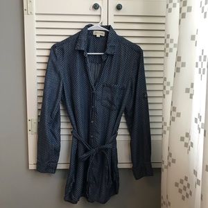 Anthropologie Cloth & Stone Denim Tunic Shirt - S